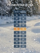 Валенки детские цвет серый, размер 30 (18 см) - Фото 2