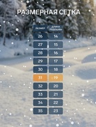 Валенки детские цвет серый, размер 31 (19 см) - Фото 2