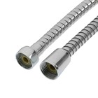 Душевой шланг LuazonAqua LA16PS, 150 см, гайки металл, запрессовочная втулка пластик - фото 49917155