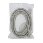 Душевой шланг LuazonAqua LA16PS, 150 см, гайки металл, запрессовочная втулка пластик - фото 49917156