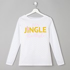 Лонгслив женский KAFTAN "Santa baby", белый, р. 44-46 - Фото 6
