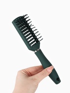 Расчёска массажная, вентилируемая, 5.5×23(±1) см, зелёная - Фото 3
