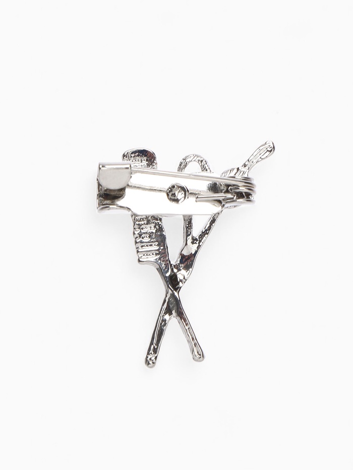 Брошь "Парикмахер" мини, цвет МИКС (неделимая фас.12шт, цена за шт)