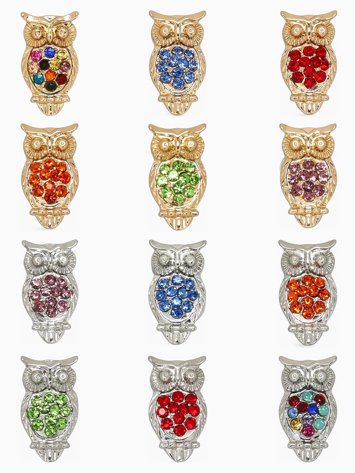 Брошь «Сова» мини, МИКС - Фото 1