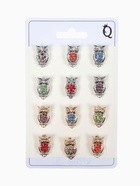 Брошь "Сова" мини, цвет МИКС (12 шт) - фото 809212862