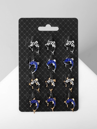 Брошь «Дельфин», мини, МИКС