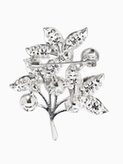 Брошь «Жемчужная капель», белая в серебре - Фото 2