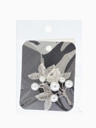 Брошь «Жемчужная капель», белая в серебре - Фото 6