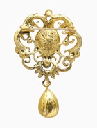 Брошь «Императрица» изящность, цвет фиолетовый в чернёном золоте - Фото 2