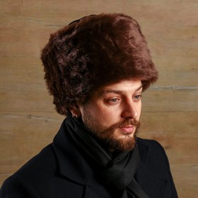 Карнавальная шляпа «Папаха», цвет коричневый