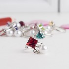 Кольцо детское «Выбражулька» жемчужинка на подвеске, форма МИКС, цвет МИКС в серебре - фото 318638130