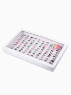 Кольцо «Выбражулька» фантазия, форма МИКС, цвет МИКС, безразмерное (комплект 100 шт) - фото 61524710