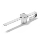 Замок-стекло TRODOS, реечный, цвет хром - фото 24668488