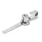 Замок-стекло TRODOS, реечный, цвет хром - фото 24668489