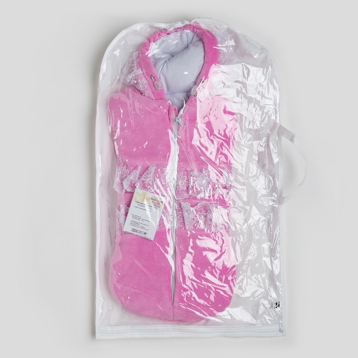 Кокон для новорождённого, цвет розовый - фото 1884952691