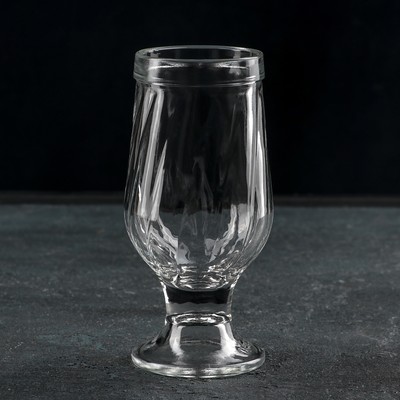 Пивной бокал «Вулкан 1», 250 мл, стекло, прозрачный, текстура МИКС