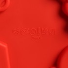 Форма для украшений 3D Доляна «Подарки под ёлкой», силикон, 30×30 см, 9 ячеек, цвет красный - Фото 4