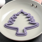 Форма для яичницы и блинов 14,5×12,5 см "Ёлка", цвет МИКС - Фото 2