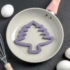 Форма для яичницы и блинов 14,5×12,5 см "Ёлка", цвет МИКС - Фото 3