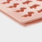 Форма для мармелада Доляна «Дино», силикон, 19×11.7 см, 48 ячеек (1.9×1 см), МИКС - Фото 5