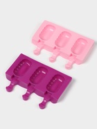 Форма для мороженого «Эскимо волна», силикон, 19.4×13 см, 3 ячейки (7×4 см), МИКС - Фото 8