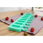 Форма для мороженого Доляна «Эскимо», силикон, 42×12 см, 8 ячеек (6.8×3.8 см), МИКС - Фото 11