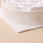Форма для муссовых десертов и выпечки KONFINETTA «Вихрь», 17,5×5,5 см, ячейка d=15 см, цвет белый - Фото 4