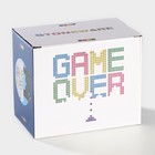 Кружка керамическая Game Over, 400 мл, цвет белый - фото 8632025