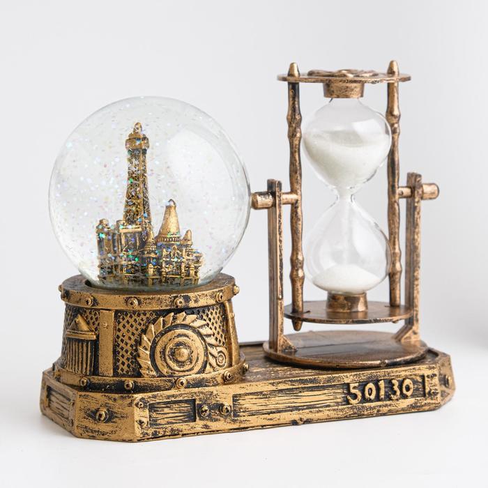 Часы песочные «Триумфальная арка», сувенирные, с подсветкой, 16×8×13.5 см - Фото 1