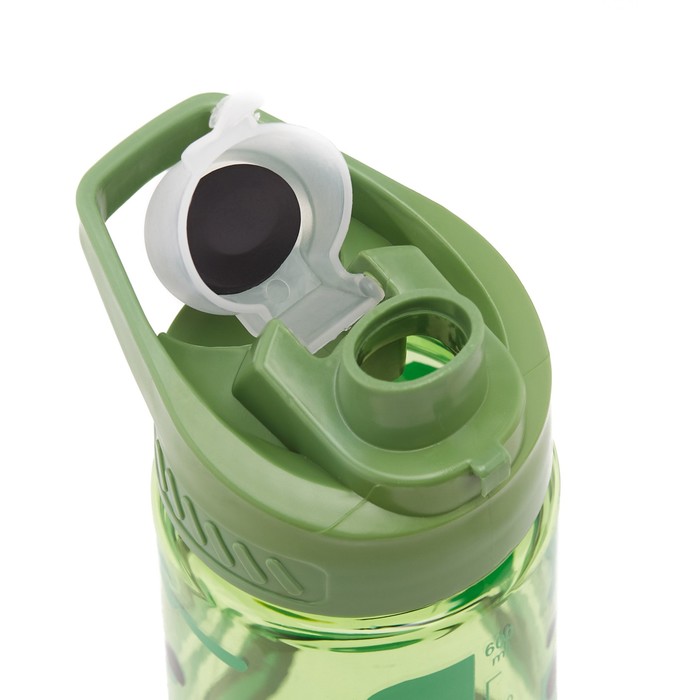 Бутылка для воды, 700 мл,  8 х 24.5 см, зеленый камуфляж - фото 1899705272