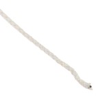 Шнур для вязания "Классик" без сердечника 100% полиэфир ширина 4мм 100м (белый) - Фото 2