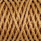Шнур для вязания "Классик" без сердечника 100% полиэфир ширина 4мм 100м (горчичный) - фото 8484647