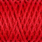 Шнур для вязания "Классик" без сердечника 100% полиэфир ширина 4мм 100м (т.красный) - фото 8861955
