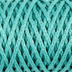 Шнур для вязания "Классик" без сердечника 100% полиэфир ширина 4мм 100м (бирюзовый) - фото 26018678