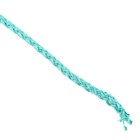 Шнур для вязания "Классик" без сердечника 100% полиэфир ширина 4мм 100м (бирюзовый) - фото 8484657