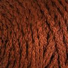 Шнур для вязания "Классик" без сердечника 100% полиэфир ширина 4мм 100м (коричневый) МИКС - Фото 3