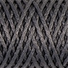 Шнур для вязания "Классик" без сердечника 100% полиэфир ширина 4мм 100м (серый) - фото 9478262