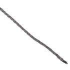 Шнур для вязания "Классик" без сердечника 100% полиэфир ширина 4мм 100м (серый) - фото 8484686