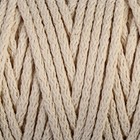 Шнур для вязания "Пухлый" 100% хлопок ширина 5мм 100м (суровый) - фото 8862008