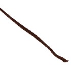 Шнур для вязания "Пухлый" 100% хлопок ширина 5мм 100м (коричневый) - фото 9466359