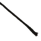 Шнур для вязания "Пухлый" 100% хлопок ширина 5мм 100м (черный) - фото 9466365