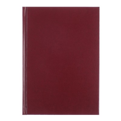 Ежедневник недатированный А5+, 136 листов Ideal new, твёрдая обложка, искусственная кожа, бордовый