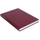 Ежедневник недатированный А5+, 136 листов Ideal new, твёрдая обложка, искусственная кожа, бордовый - Фото 2