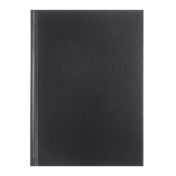 Ежедневник недатированный А5+, 136 листов Ideal new, твёрдая обложка, искусственная кожа, чёрный