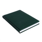 Ежедневник недатированный А5+, 136 листов Velvet, обложка искусственная кожа, зелёный - Фото 2
