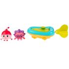 Игрушка для купания «Малышарики, Лодка+Ежик и Нюшенька» 4,5 см - Фото 1