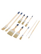 Набор кистей ТУНДРА, плоские, круглые, радиаторные, для масляной краски, 10 шт. - Фото 3