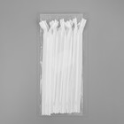 Молния потайная, №3, неразъёмная, потайная, замок автомат, 20 см, цвет белый, цена за 1 штуку - Фото 3