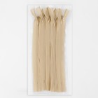 Молния потайная, №3, неразъёмная, потайная, замок автомат, 20 см, цвет бежевый, цена за 1 штуку - Фото 3