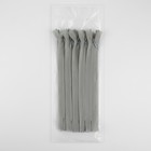 Молния потайная, №3, неразъёмная, потайная, замок автомат, 20 см, цвет светло-серый, цена за 1 штуку - Фото 3